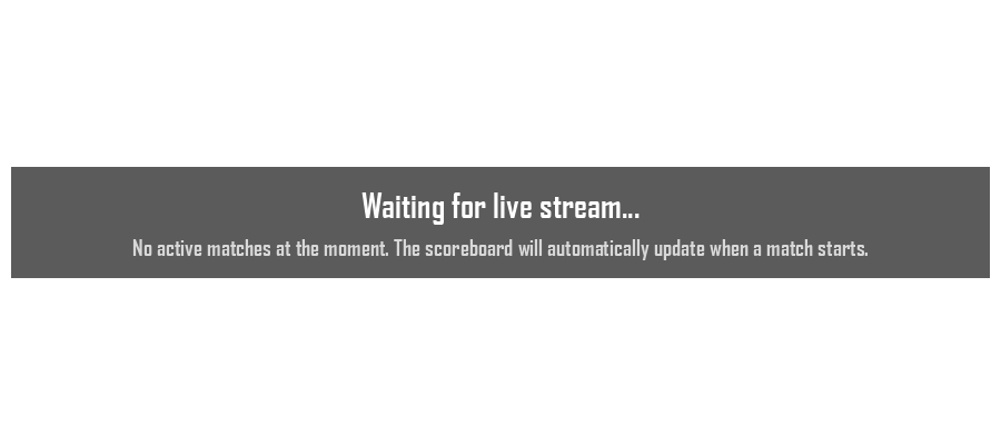 Live Scoreboard